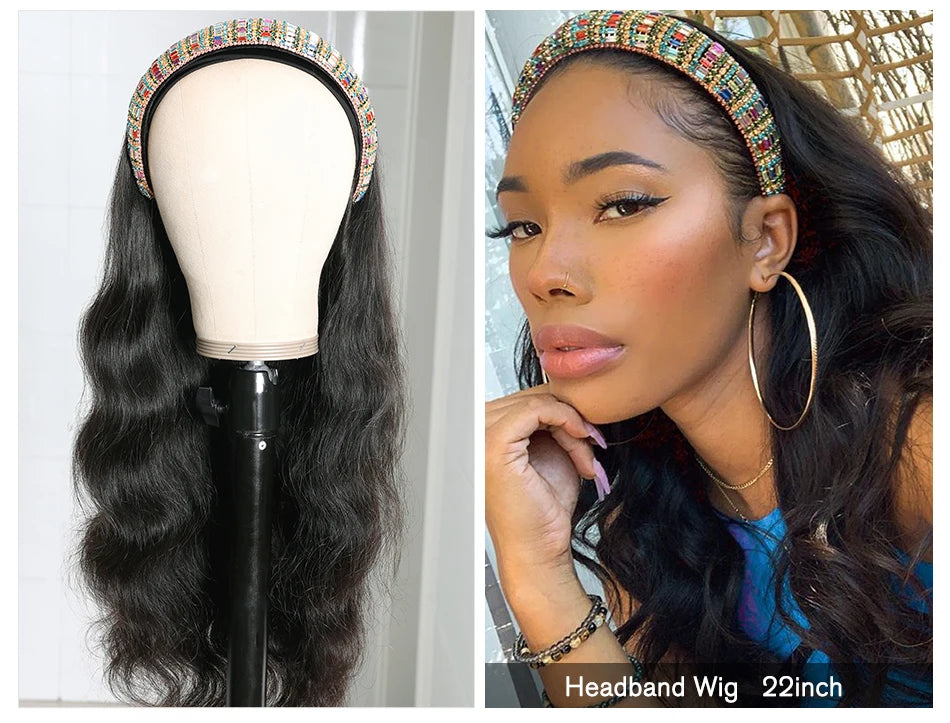 WaveWand: The Cascade Headband Wig